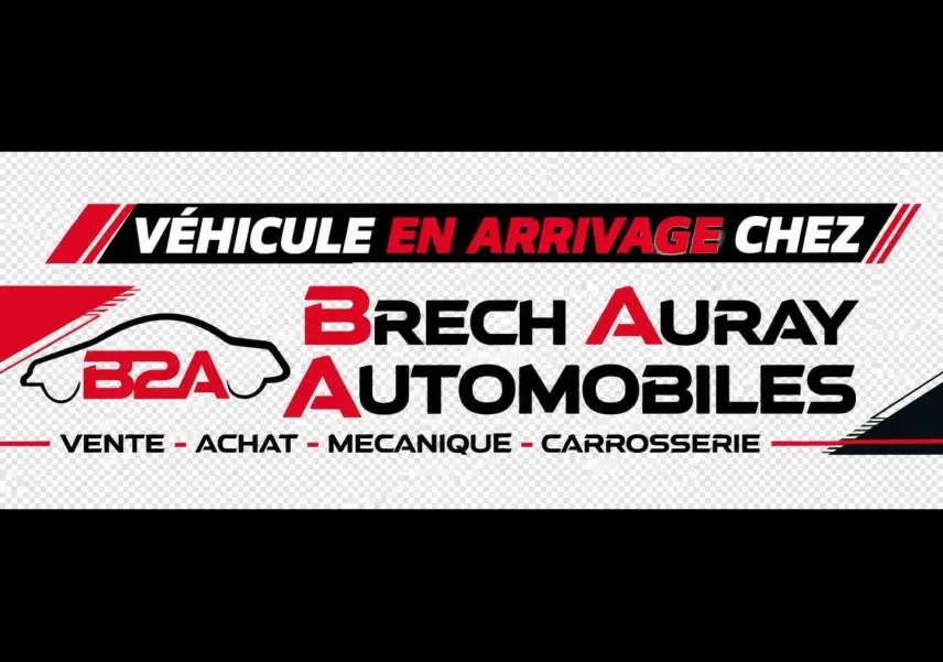 Je ne vois pas de véhicule sur cette image, seulement un bandeau publicitaire pour un garage automobile.