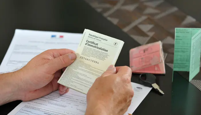 Certificat d'immatriculation